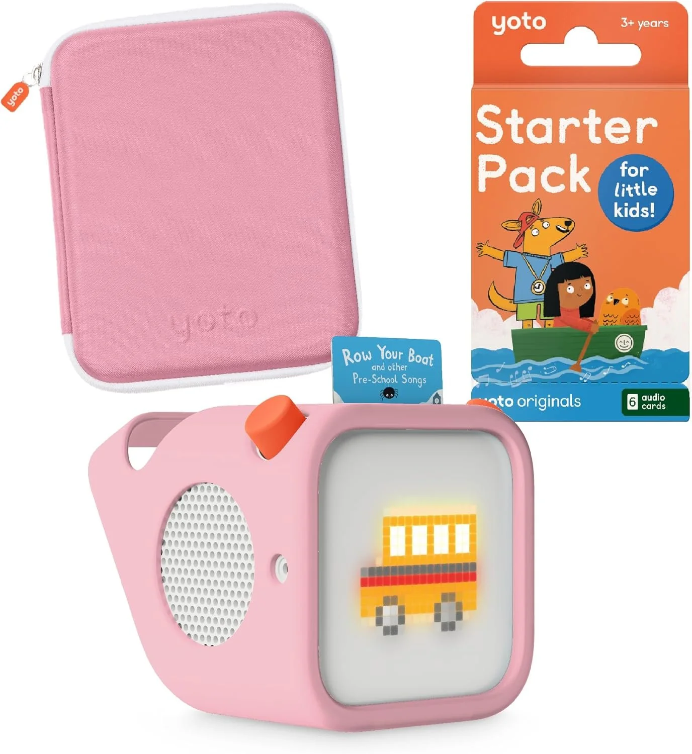 YOTO Player Bundle & Starter Pack - Think Pink