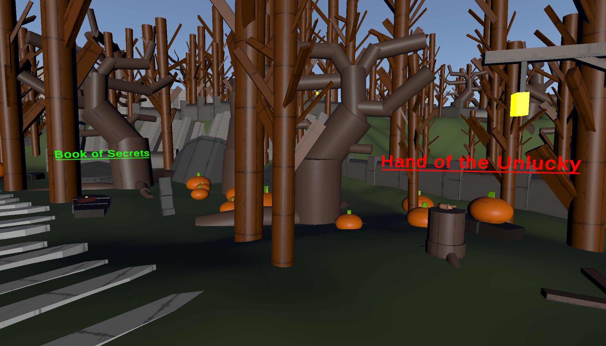 Collection Items: "Hand of the Unlucky" & "Book of Secrets"