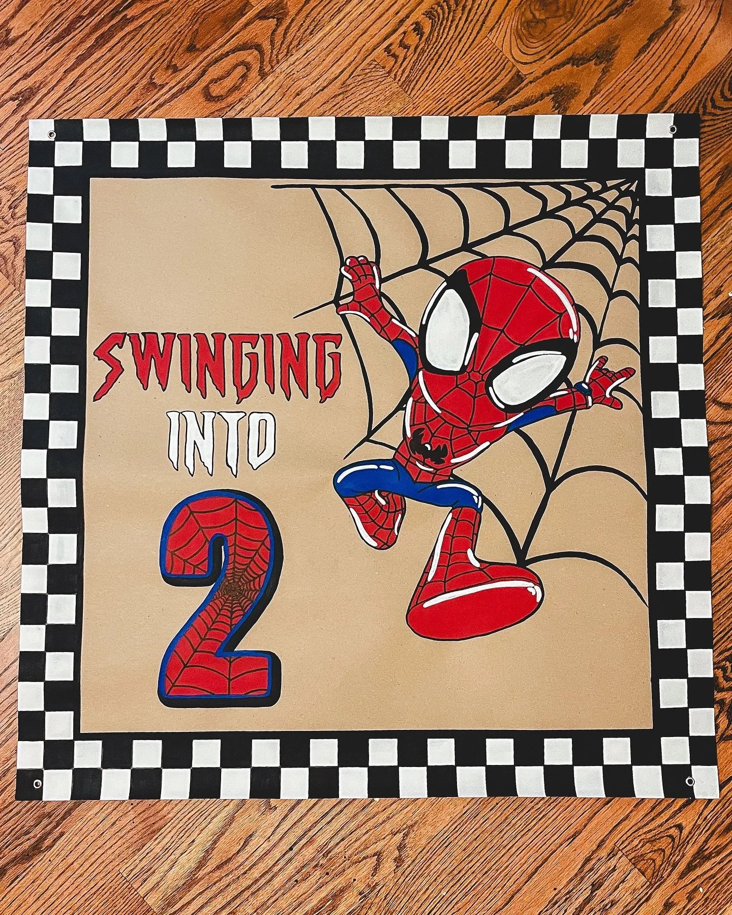Just swinging into 2 with a whole lotta web-slingin&rsquo; style 🕷️💥