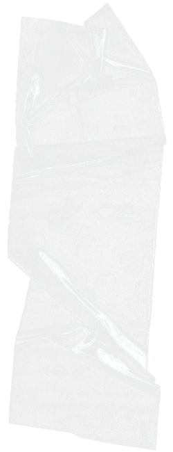 Crumpled clear packing tape strip