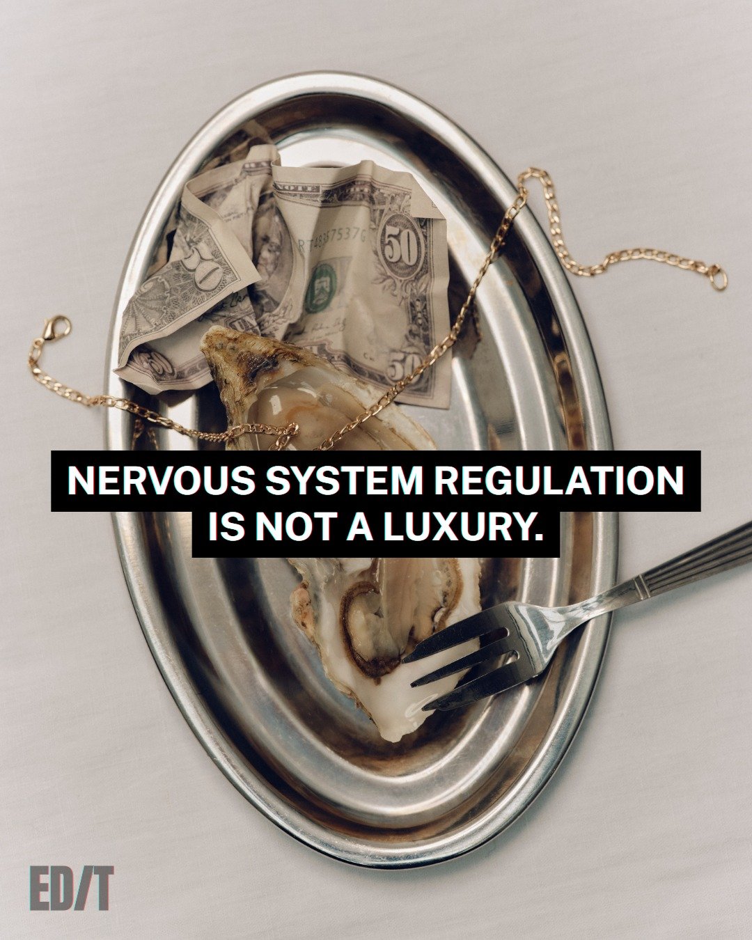 Nervous system regulation isn&rsquo;t a luxury &mdash; it&rsquo;s the infrastructure that your success is built on, making it a non-negotiable. ☄️ You can have the vision, the plan, the affirmations, the strategy&hellip; but if your system is operati