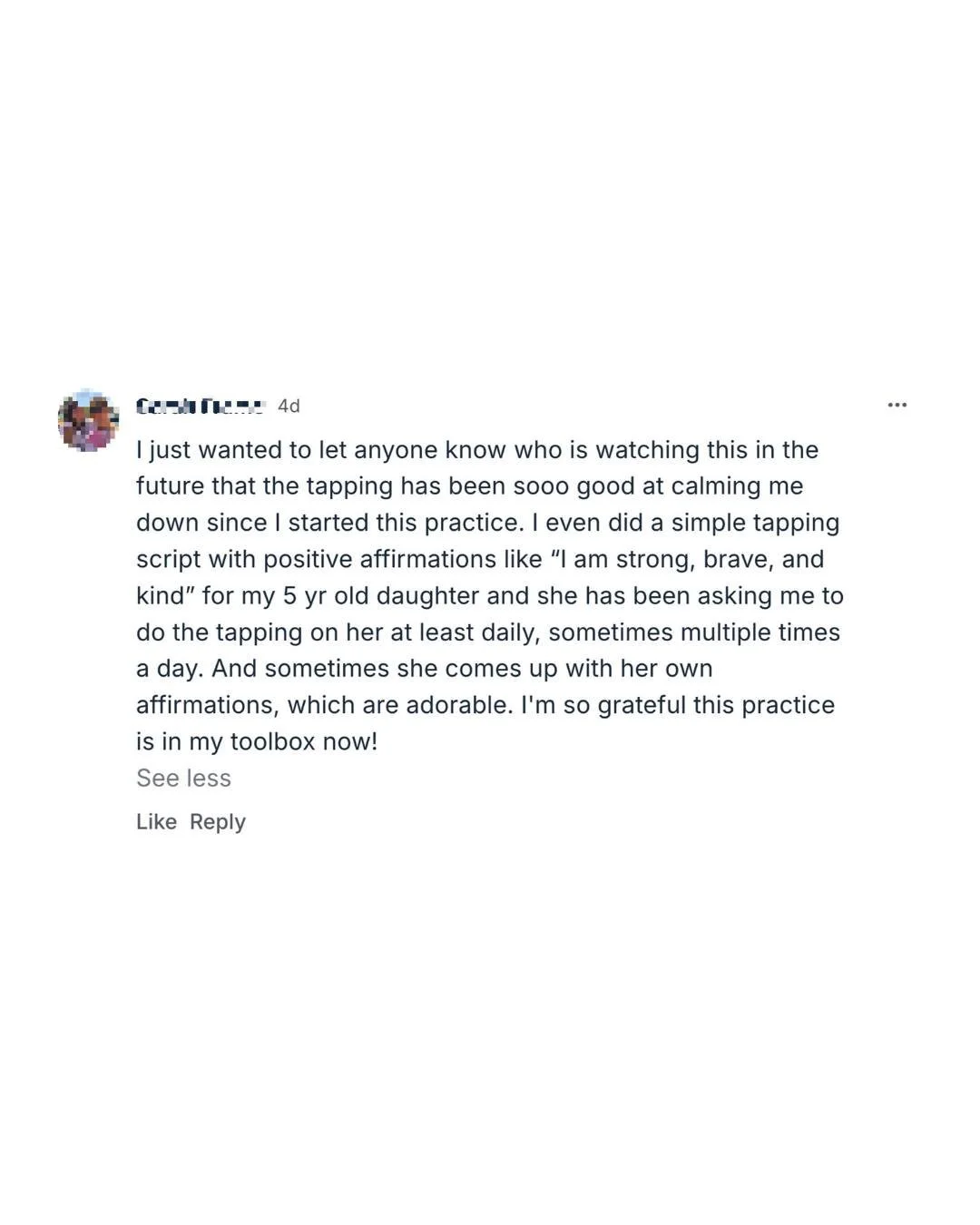 🥹 EFT Tapping will change you. Full stop. 🫶🏻