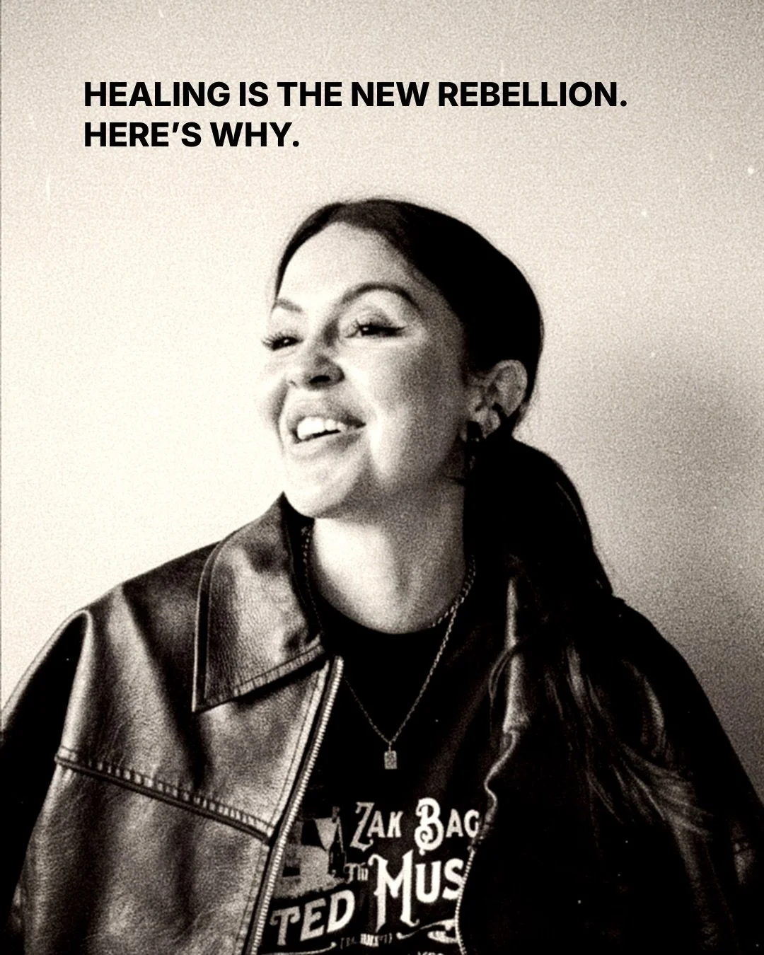 REGULATE. REWIRE. REBEL. 😈 Why is healing the new rebellion?

Because outdated systems (lookin&rsquo; at you patriarchy) directly benefit from our exhaustion, overwhelm, and self-abandonment.

When you stop over-functioning, you reclaim the energy e