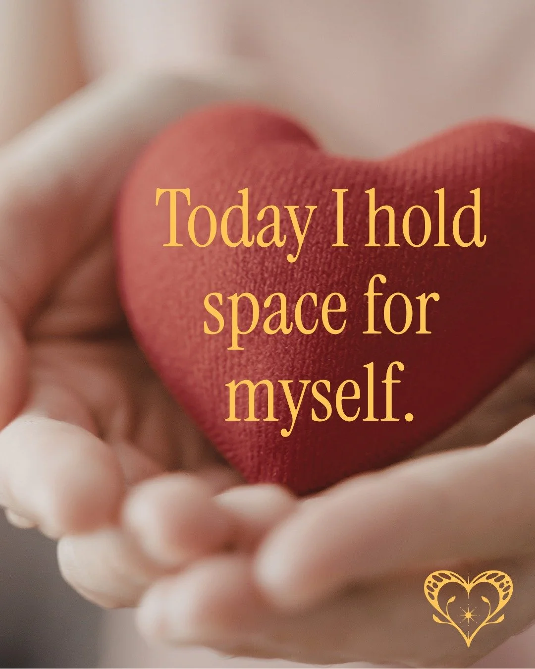 I create space. I hold space&mdash;with my attention, my energy, my words.

Holding space is an act of love and presence. It&rsquo;s about being fully present for yourself and others, without judgment or rushing.

In this space, healing begins.
In th