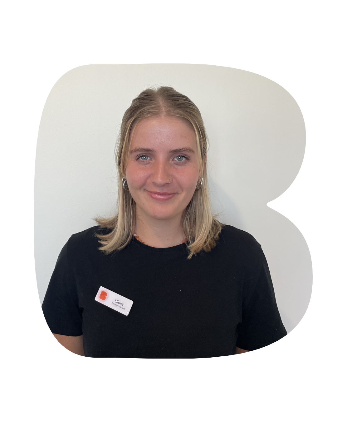 Portrait of Elloise, Therapy Assistant at Brainshape, supporting paediatric neurodevelopment programs.