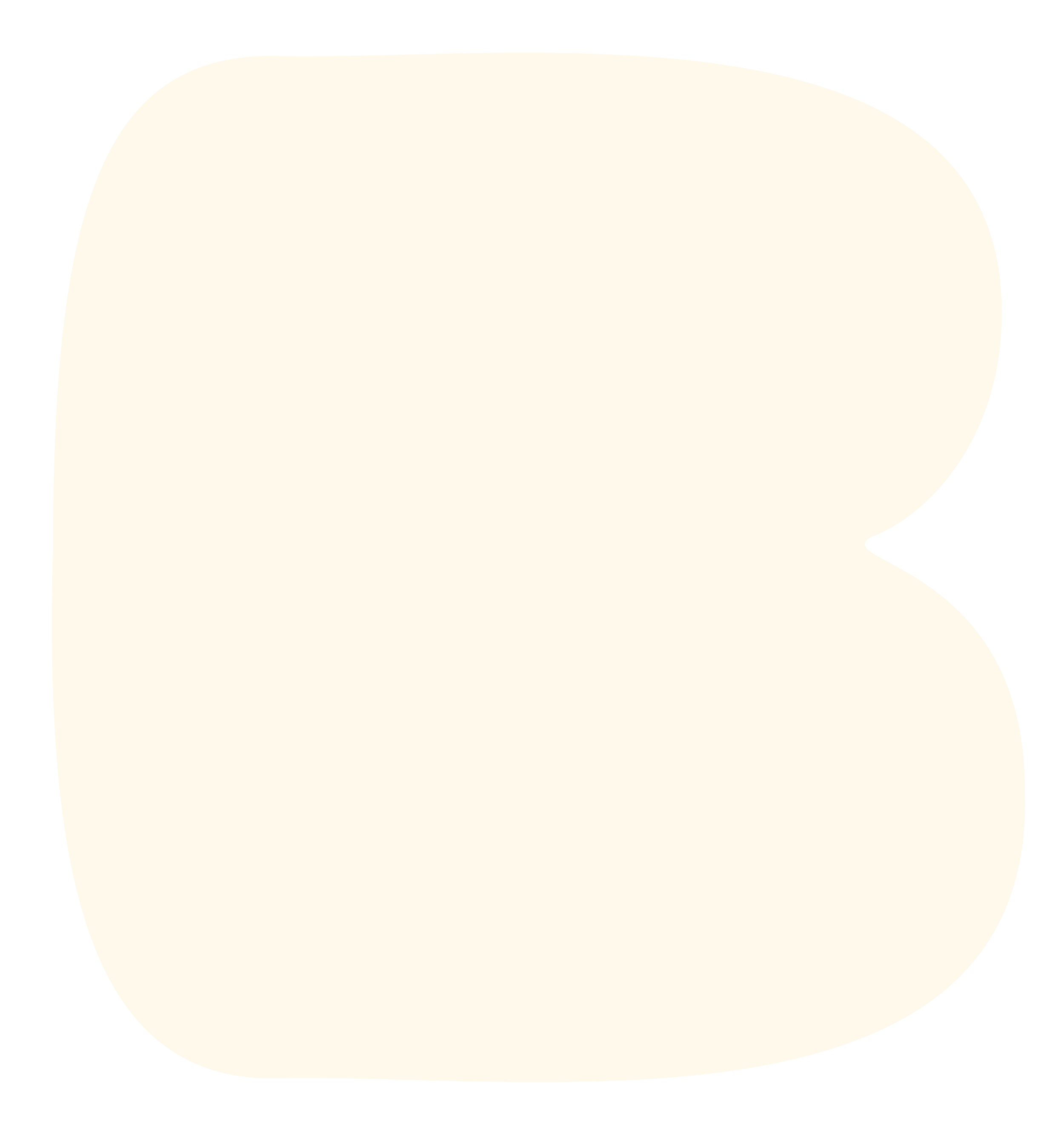 A large uppercase letter B in a cream color on a black background.