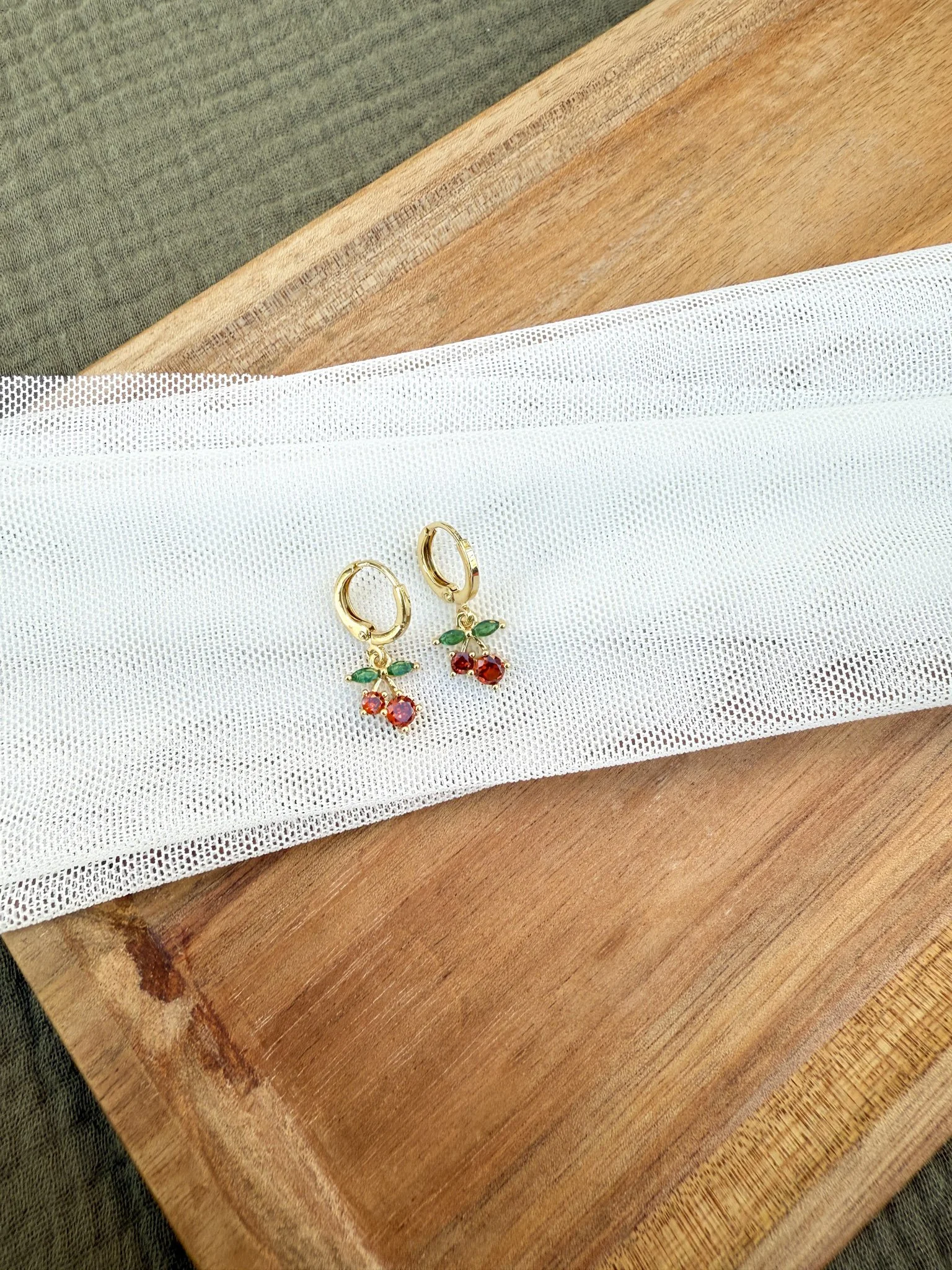 Cherry Drops Earrings