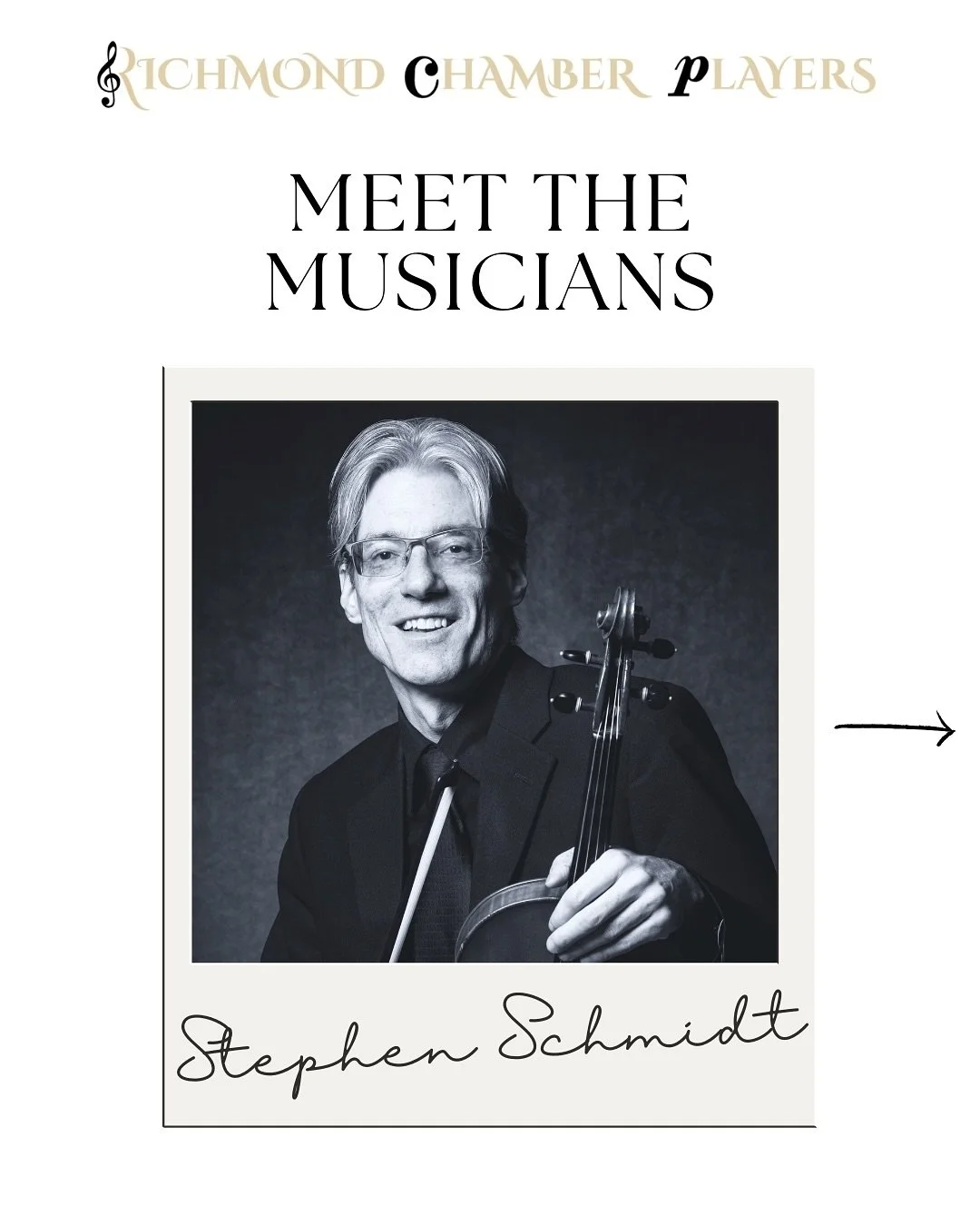 Learn more about Stephen Schmidt, one of the incredible musicians performing at our concert this Sunday! 

#rva #rvaevents #rvaconcerts #richmondva #rvalivemusic