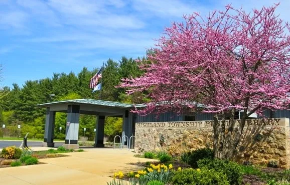 Reading at Highland Library