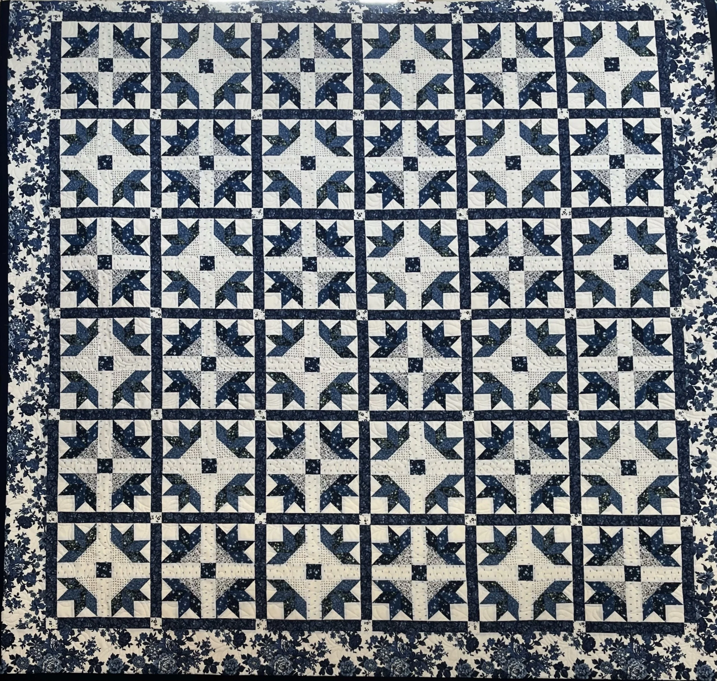 Hamptons Quilt Kit With Modas Blueprint Fabrics