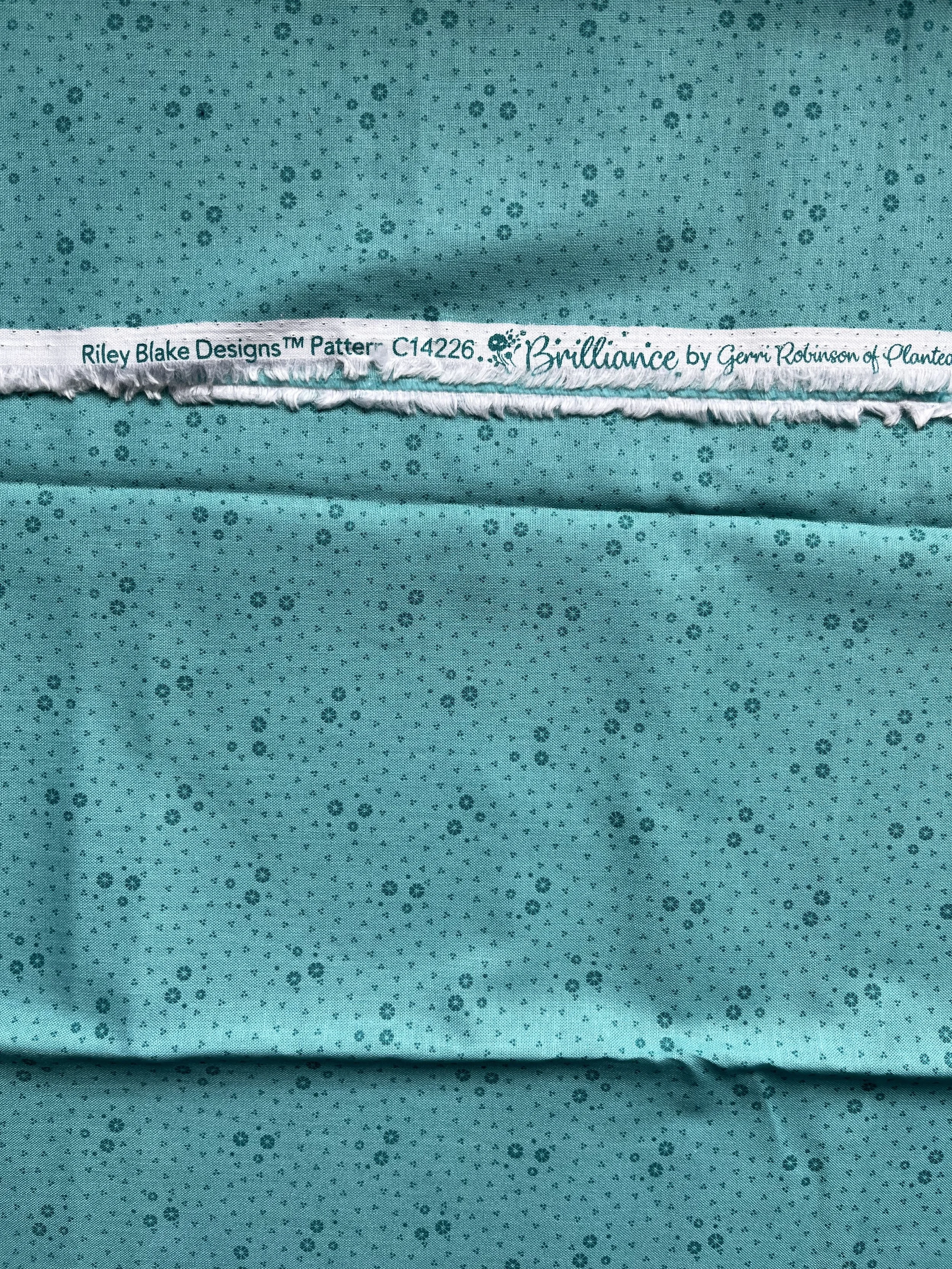 Riley Blake Brilliance (Teal color)
