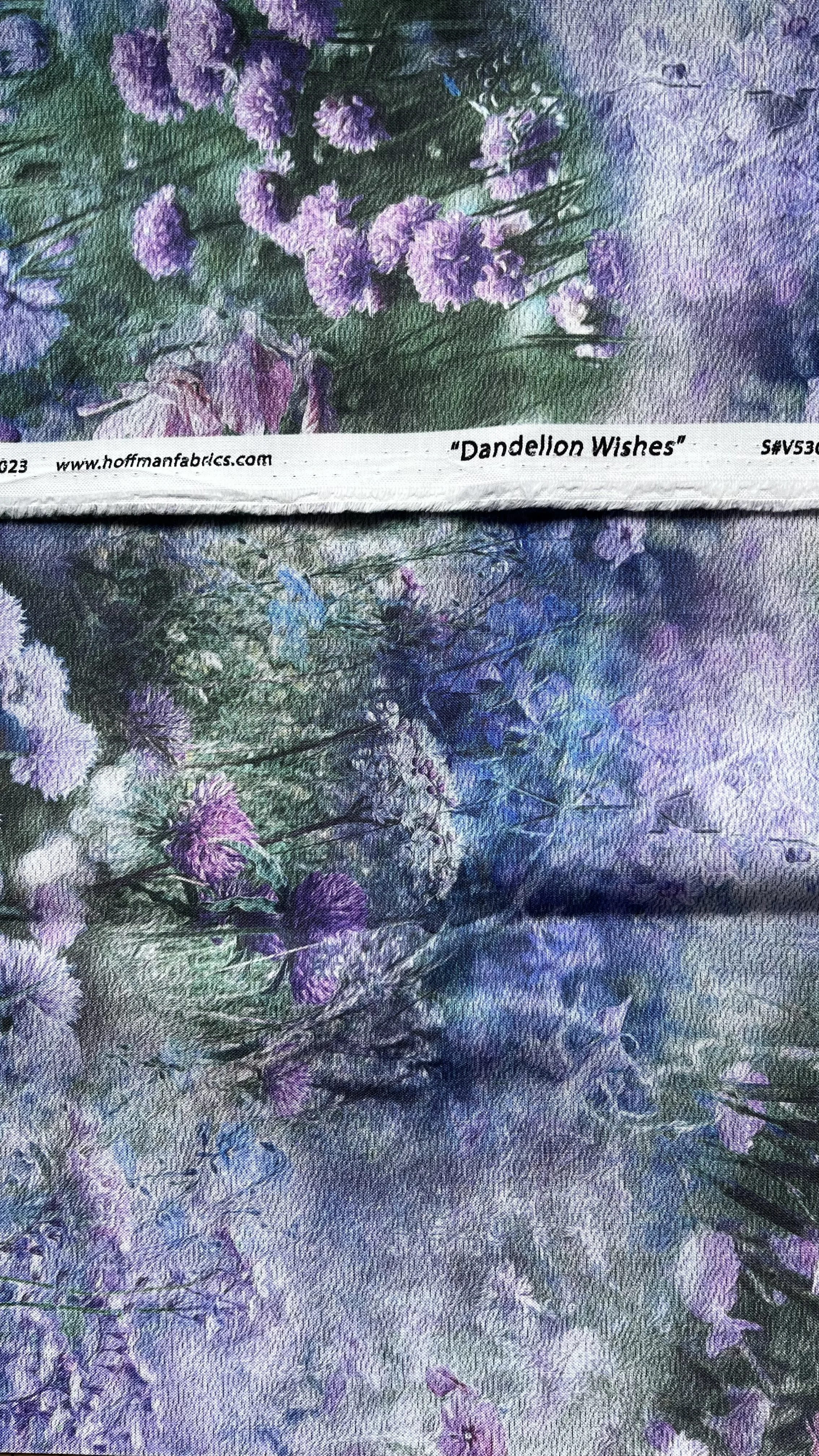 Dandelion Wishes Hoffman fabrics (2yd cuts)