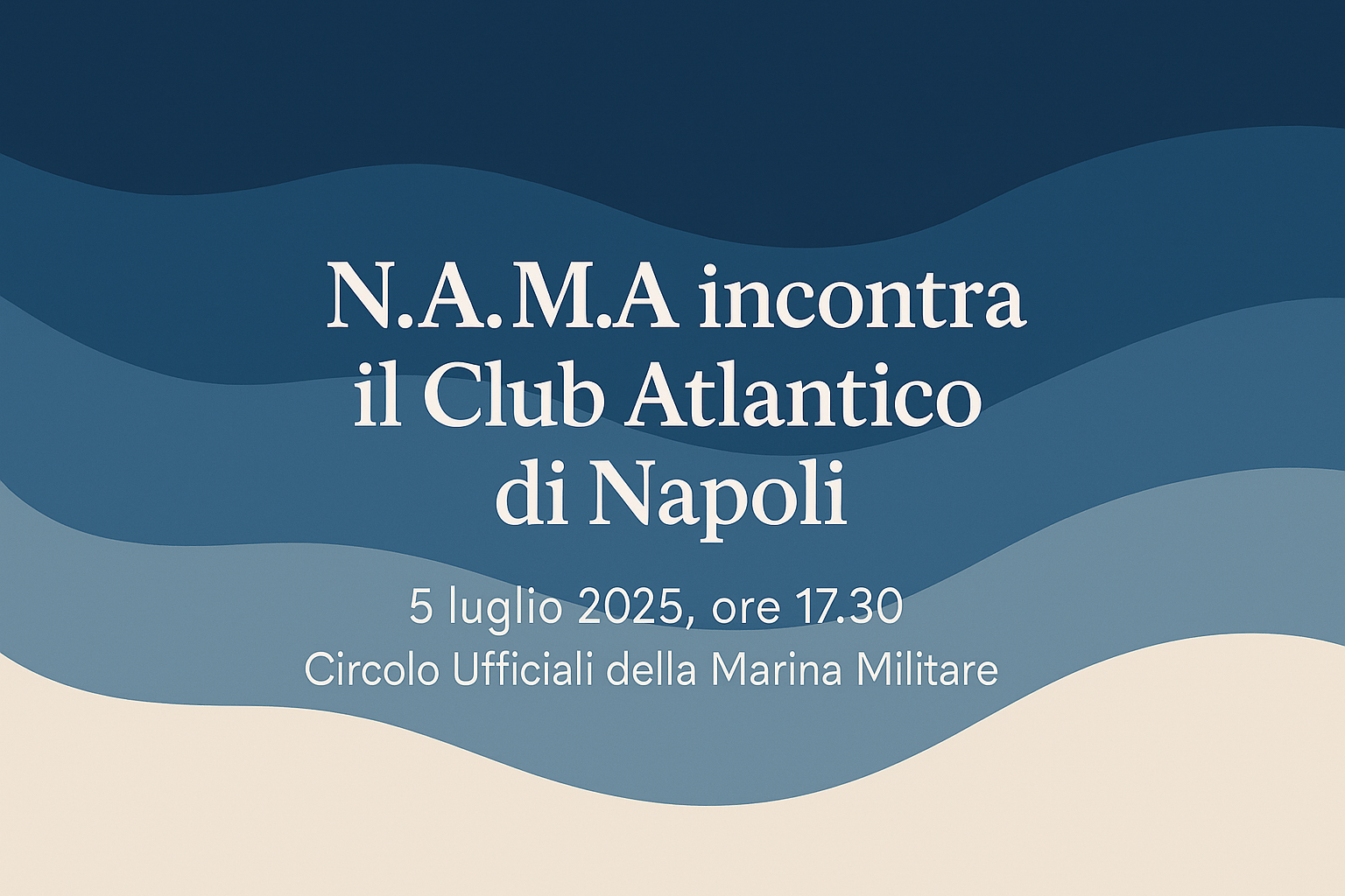 N.A.M.A. Incontra il Club Atlantico di Napoli