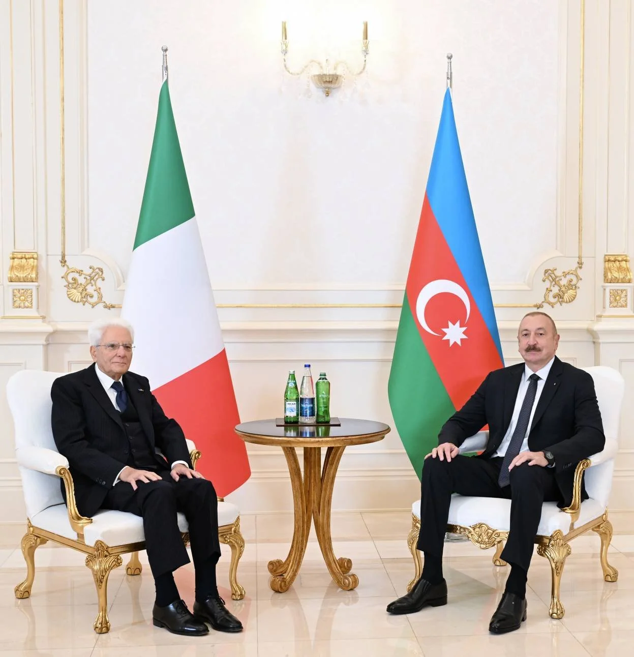 Sergio Mattarella Ilham Aliyes Italia Azerbaijan