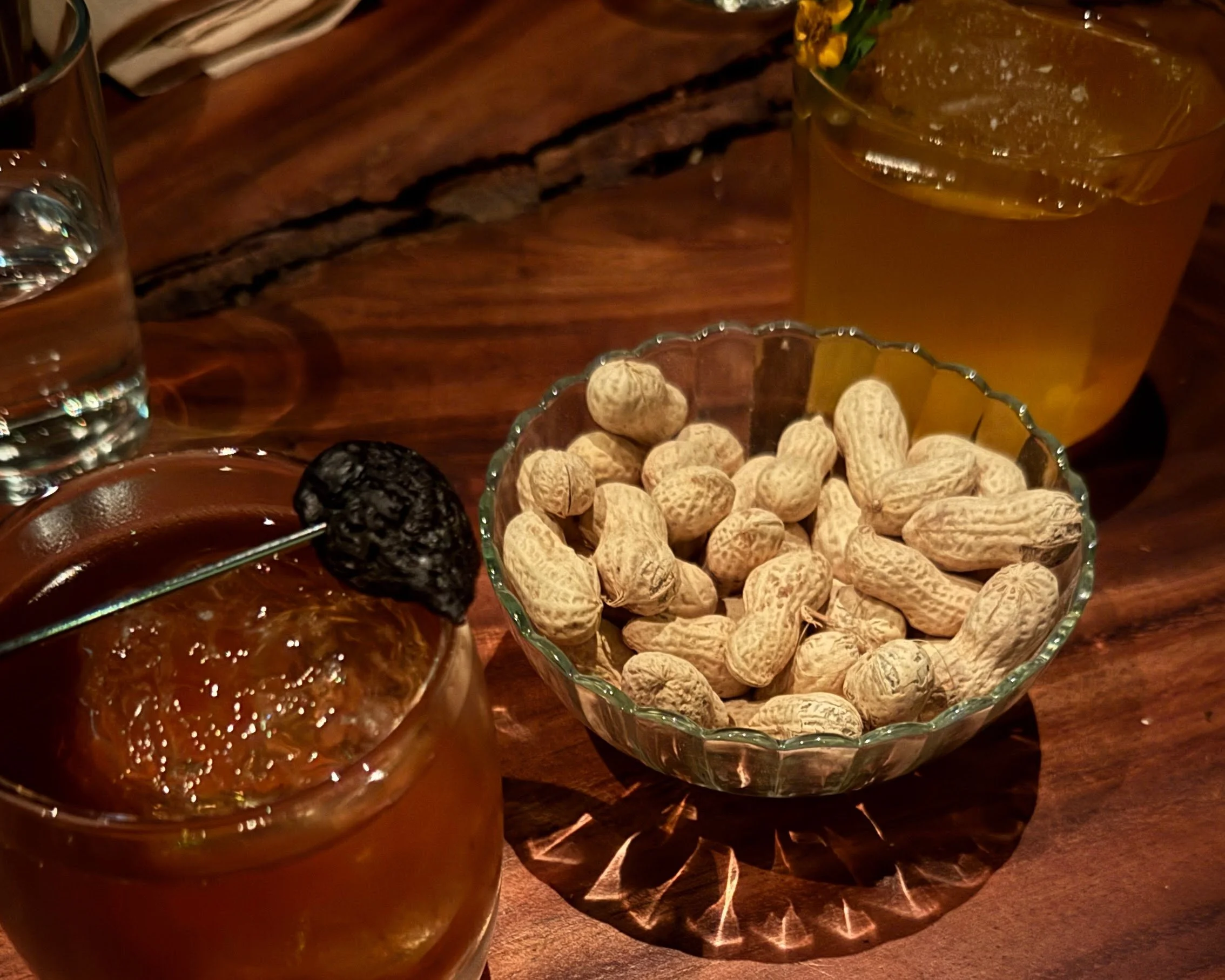 Craft Cocktails at a Speakeasy style bar in Chiang Mai, Thailand