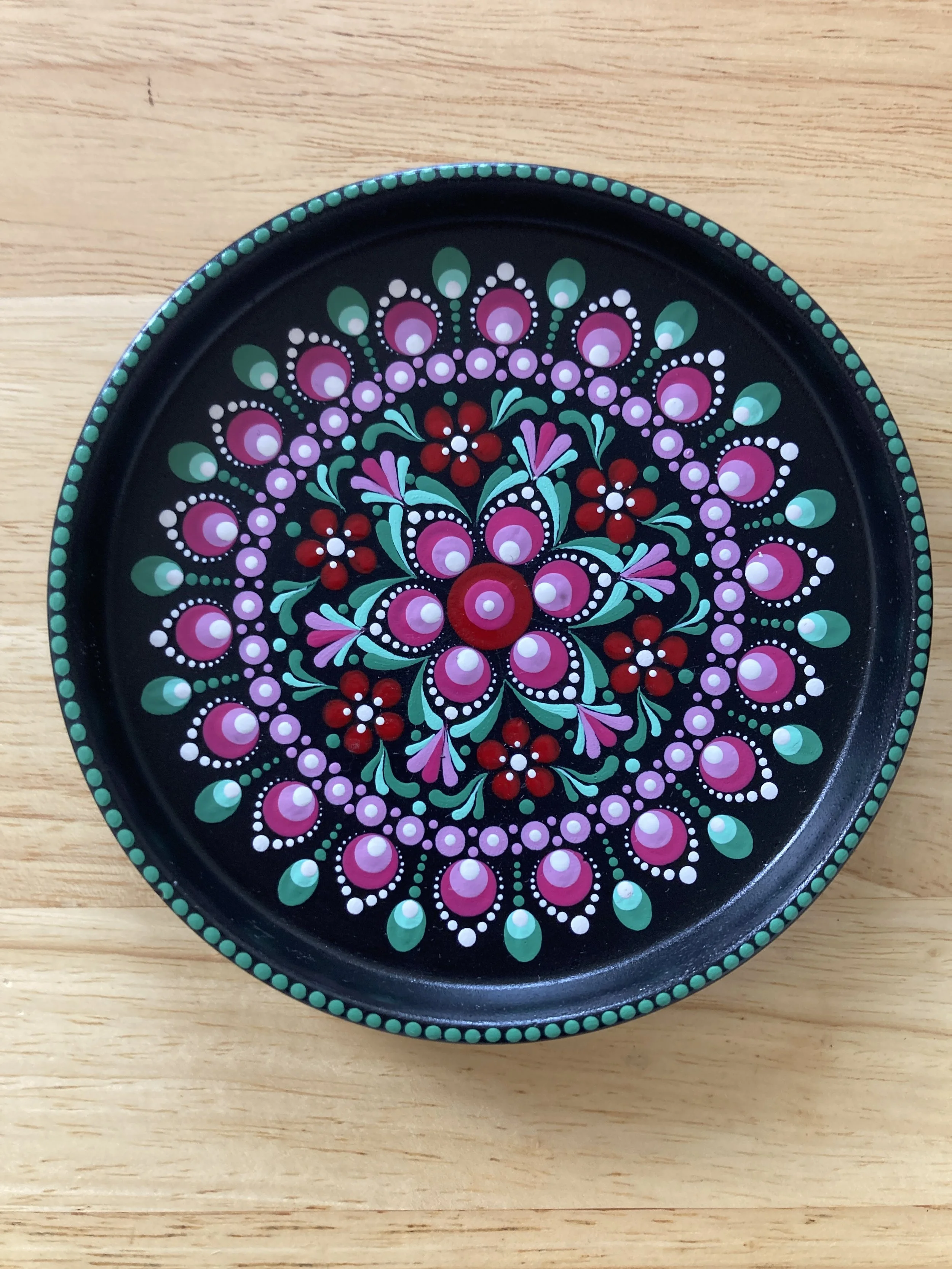 Pink, Green and Red Ring/Trinket Dish