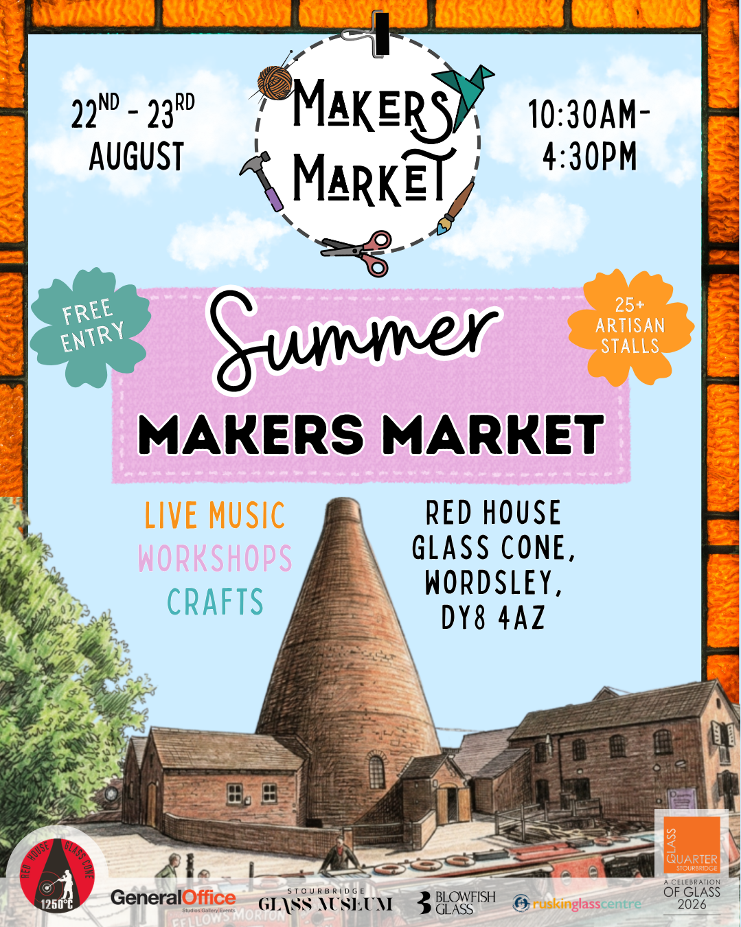 Summer Makers Market @ Red House Glass Cone