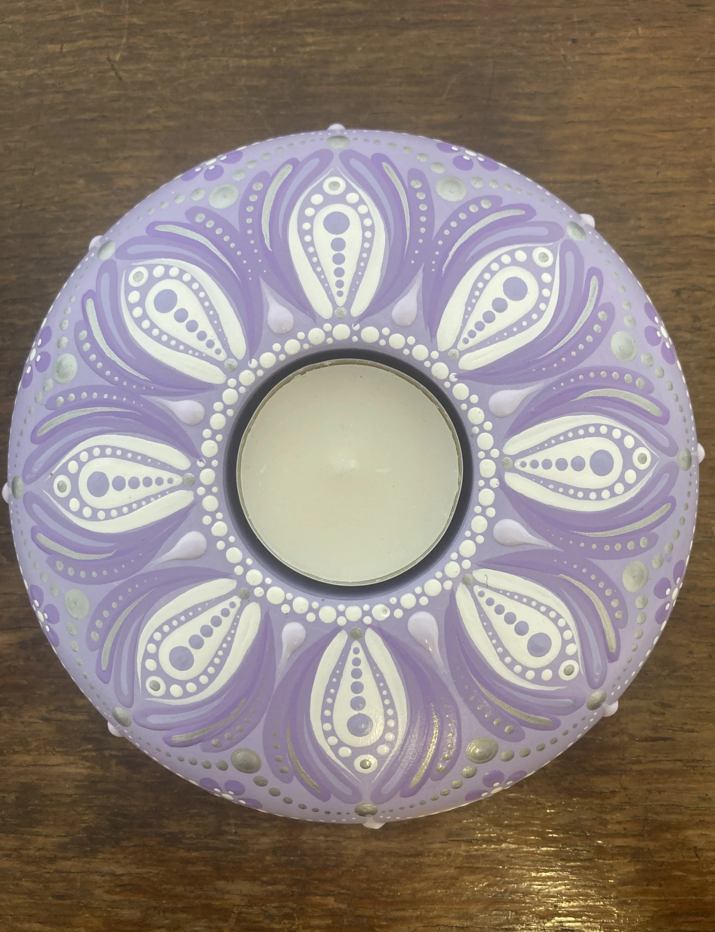 'First Love' Mandala Tea Light Holder