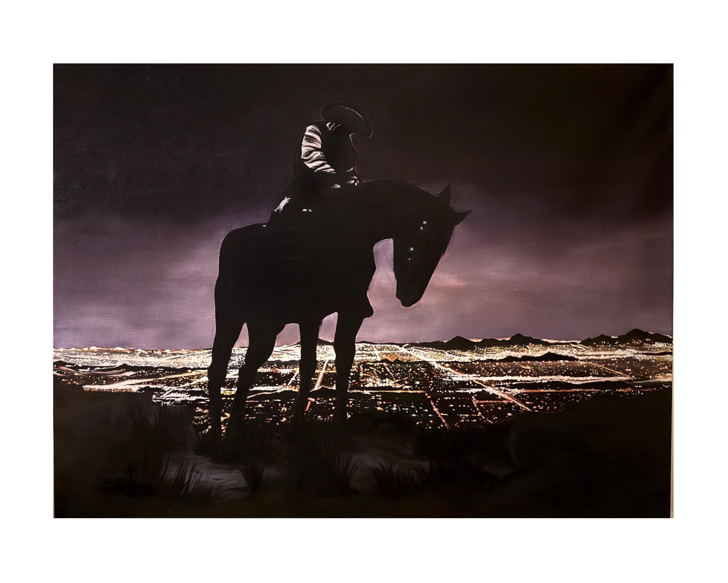 The Trail Ends Here - 30” x 40” oil on canvas