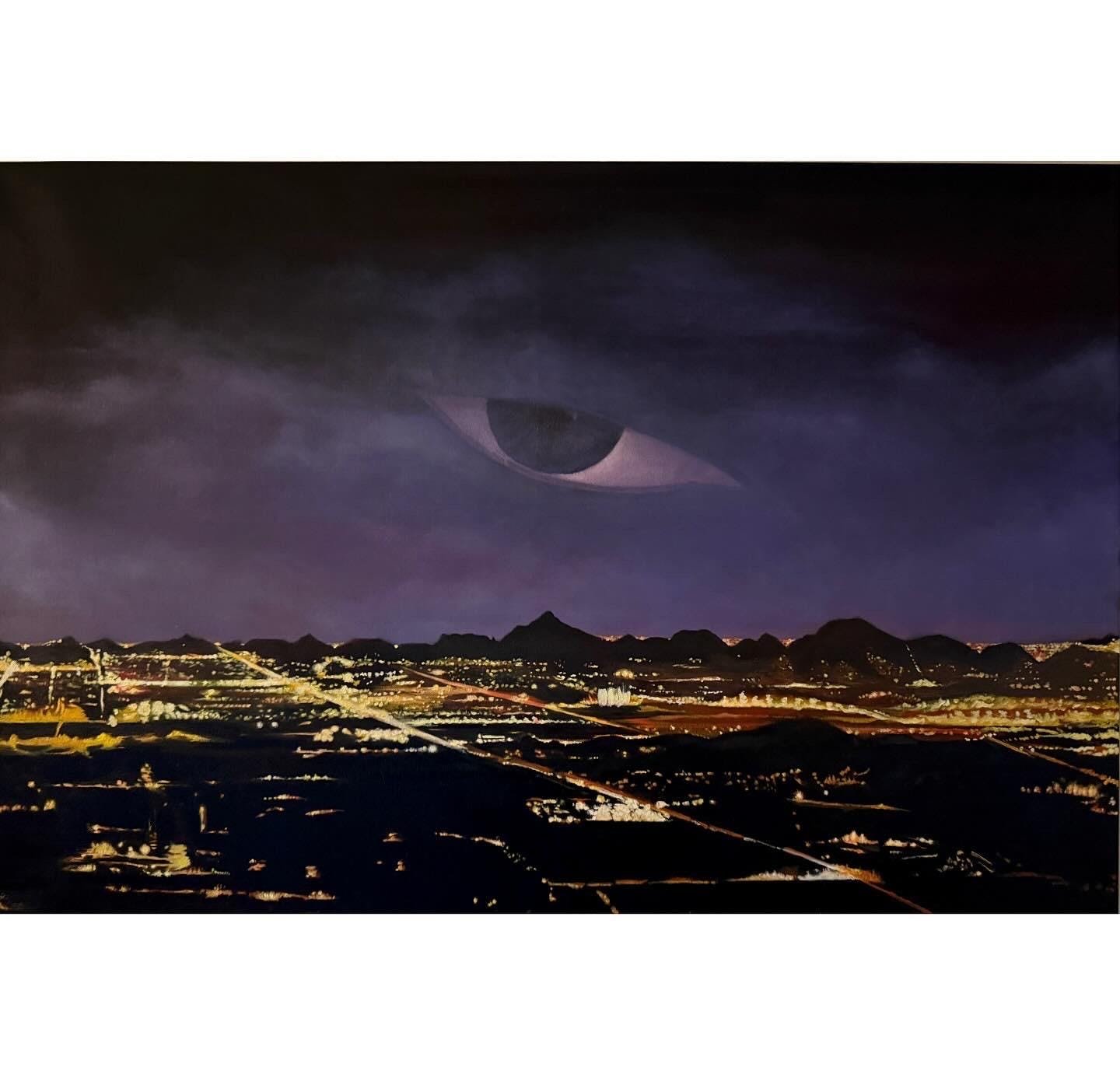 Eye Over Phoenix - 24” x 30” oil on canvas