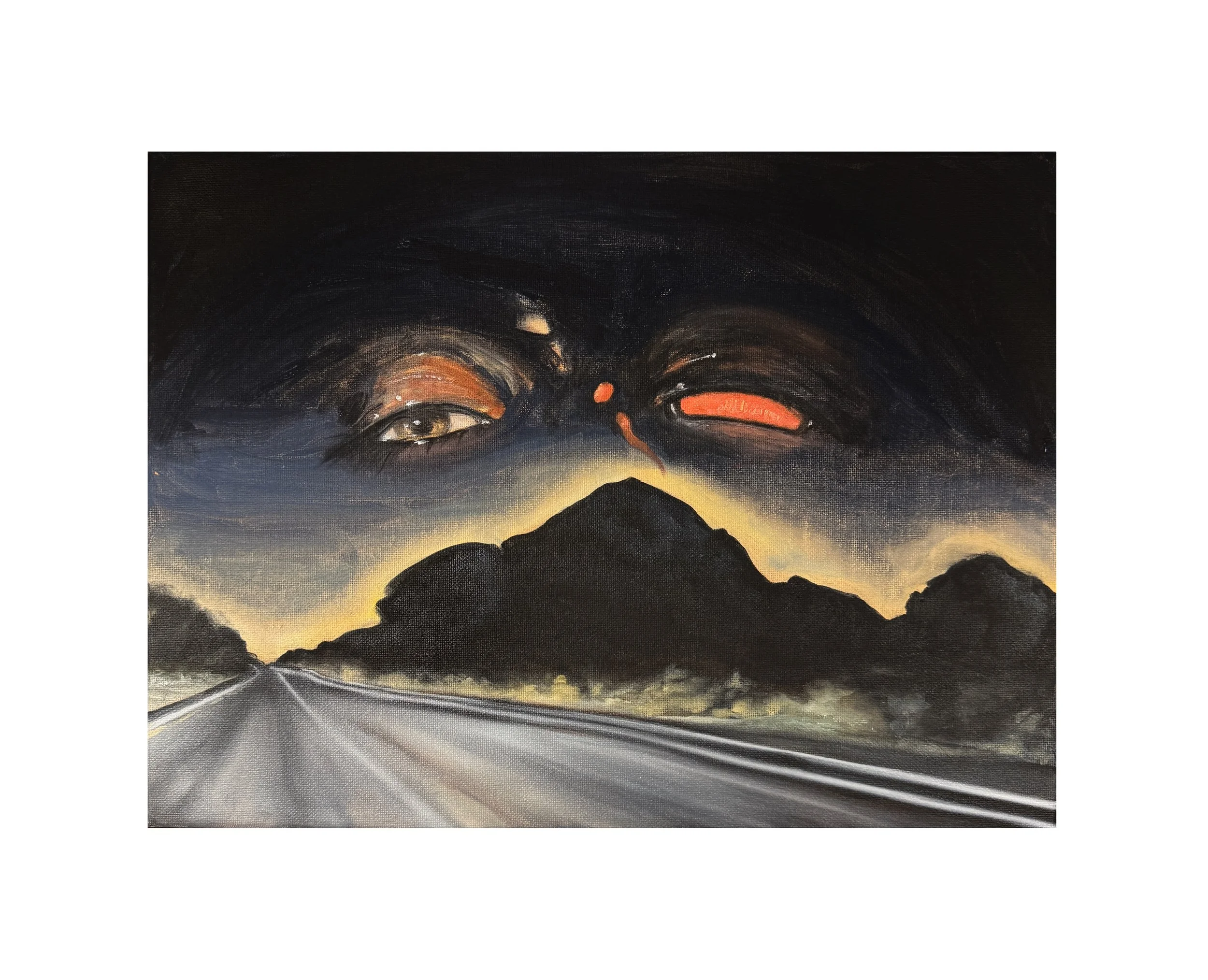  “Desert Presence” 8×10in 