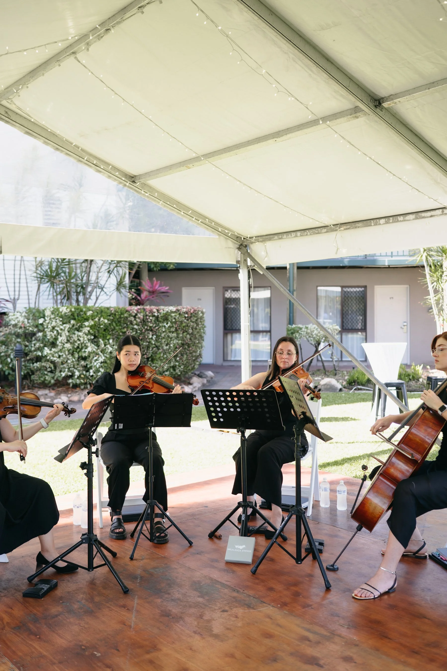 Melaleuca performing at Mecure Lakeside wedding ceremony in Townsville