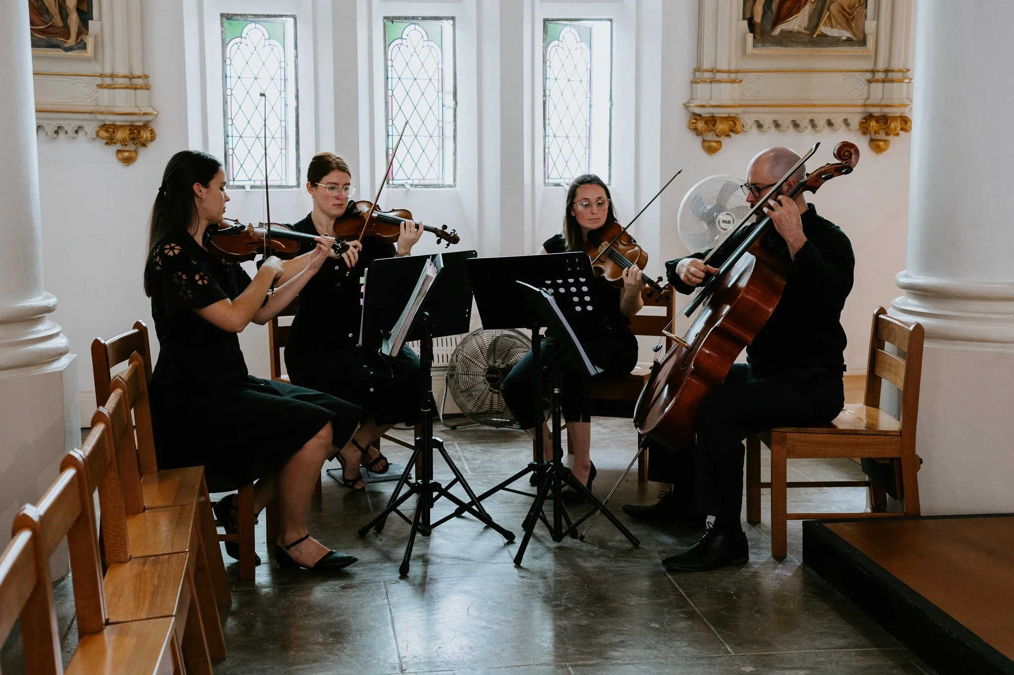 Melaleuca performing at Sacred Heart wedding ceremony in Townsville