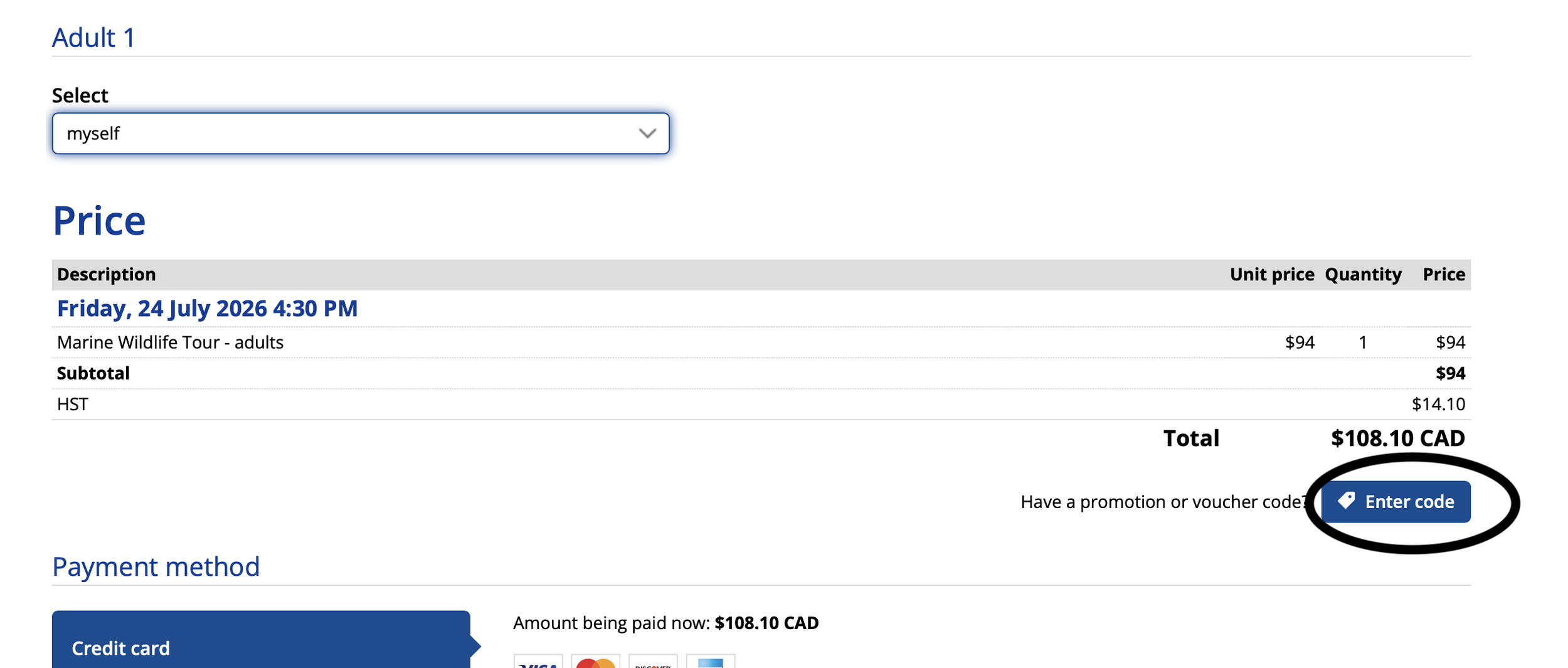 Step 6 enter personal details