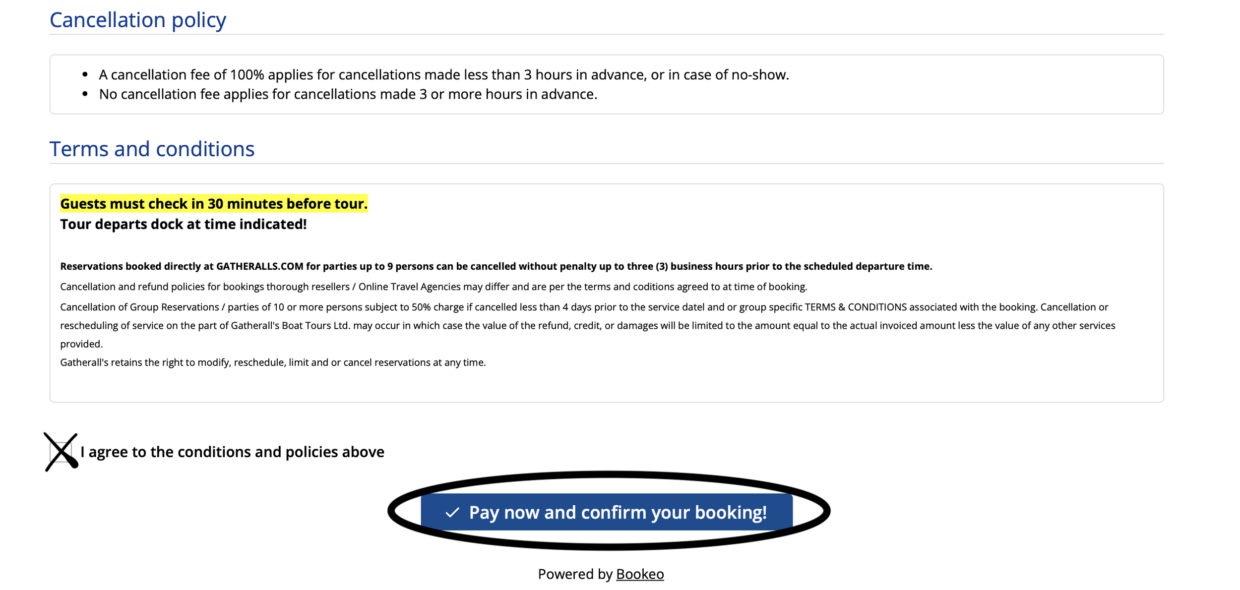 Step 9 payment details