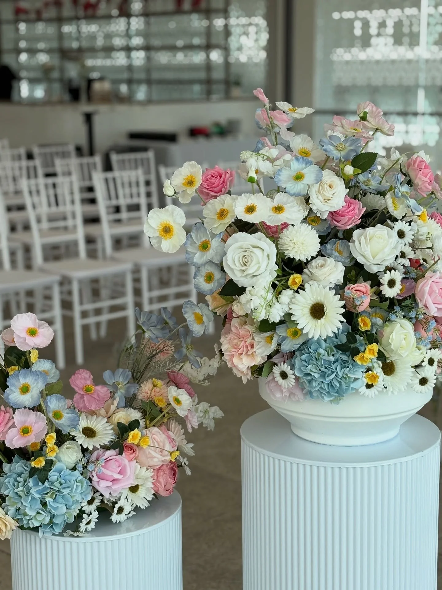 Our Pastel Collection &ndash; the perfect statement for your ceremony backdrop 🤍💍✨