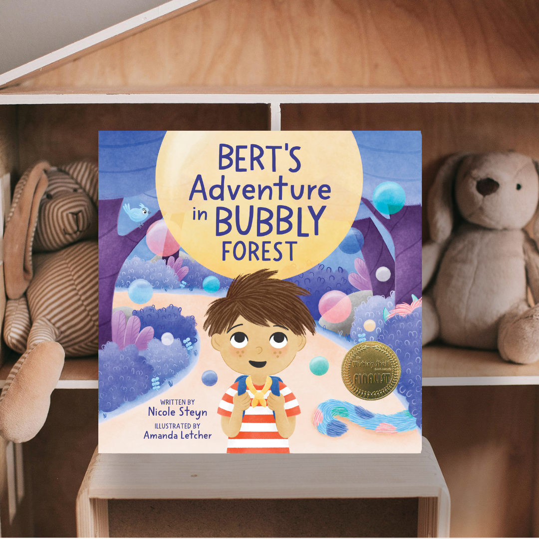 Bert's Adventure in Bubbly Forest cover with award badge