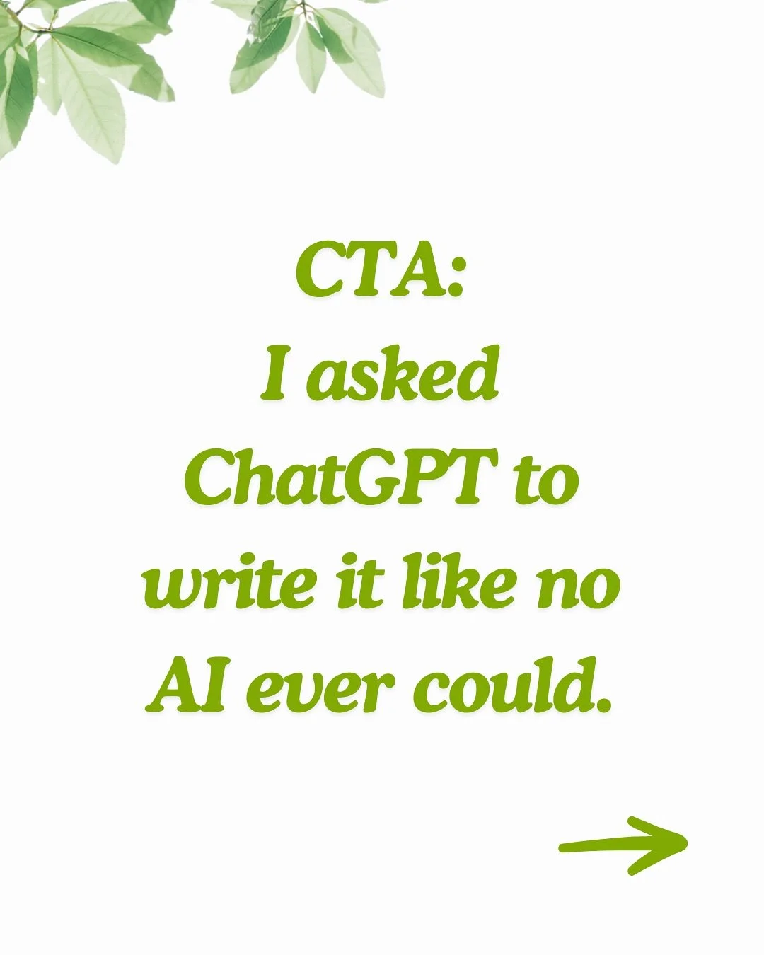 Here you go&hellip;

1. Breathe in. Click here. Exhale into something better.
(For a meditation app, wellness blog, or slow-living brand.)

2. Your future self is already thanking you&mdash;join now.
(For a coaching program or long-term wellness plan