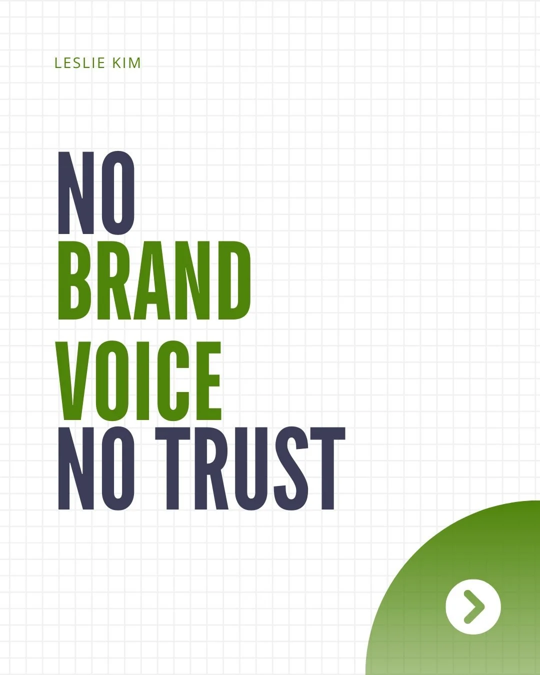 If your Instagram sounds like you, but your website sounds like your lawyer, your audience has to translate.
Most won&rsquo;t. They&rsquo;ll just scroll.

Brand voice is how people decide you&rsquo;re safe to trust&mdash;especially in health.

When y