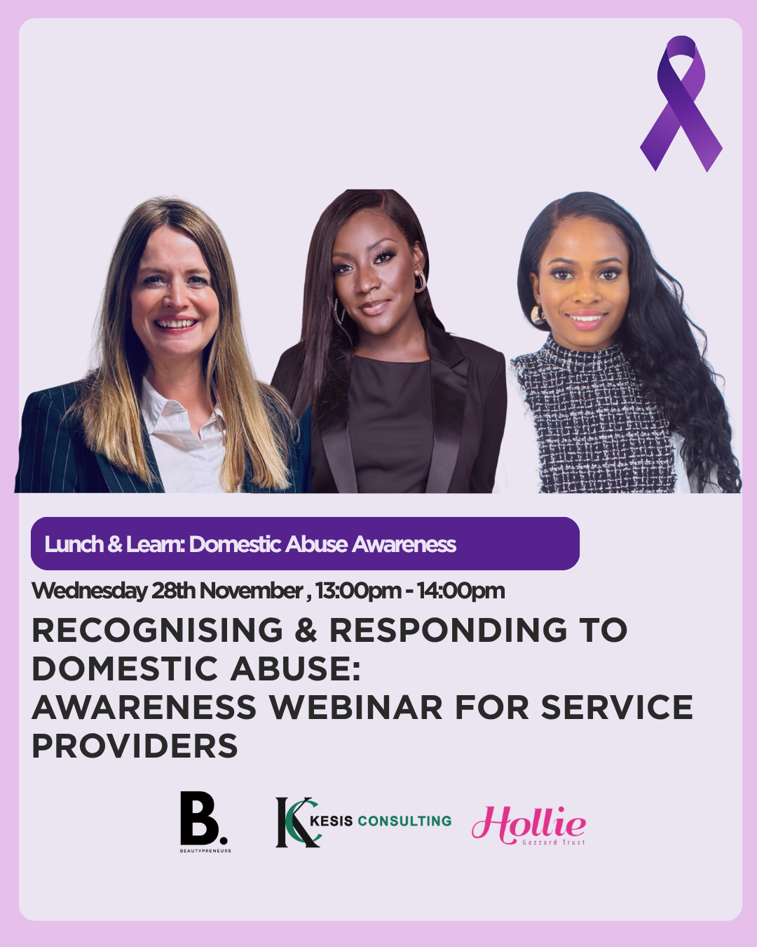 Recognising & Responding to Domestic Abuse:  Awareness webinar for service providers