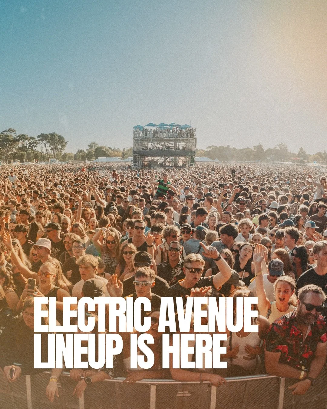 @electricavenuefestival have released their STACKED festival lineup for 2026, held in Christchurch, NZ. Tickets are limited, and this will be a quick sell out. Pre sale begins Wed 12th Sep 💛