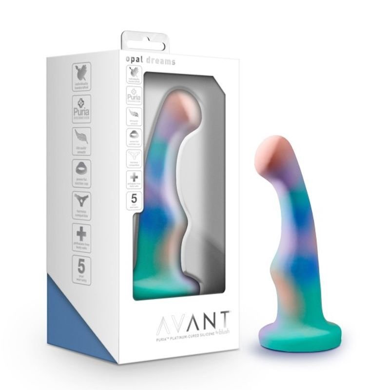 Avant Opal Dreams Aqua Silicone Dildo - Aqua