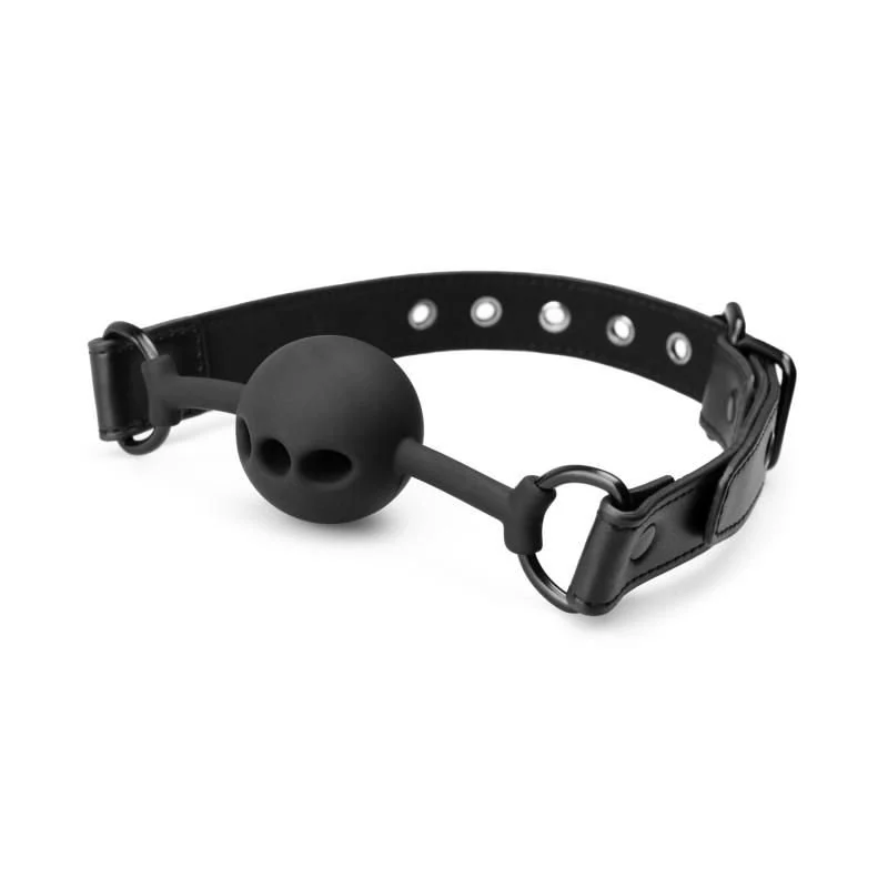 Bedroom Fantasies Breathable Silicone Ball Gag - BlackBF009BLK