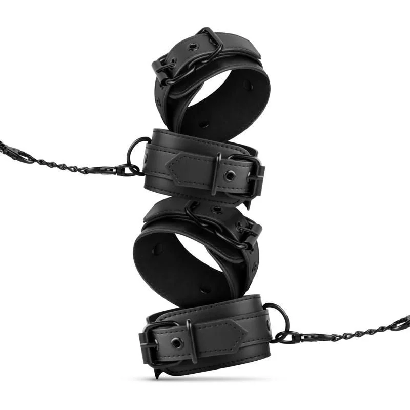 Bedroom Fantasies Kinky Bondage  5 Piece Set - Black