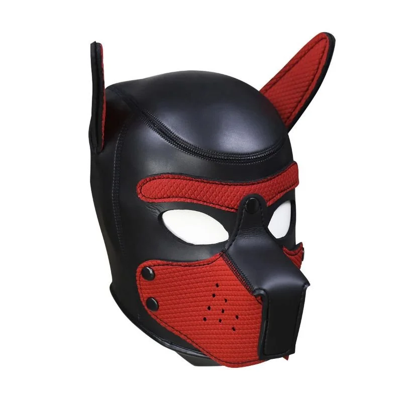 Daytona Puppy Play Mask - Red
