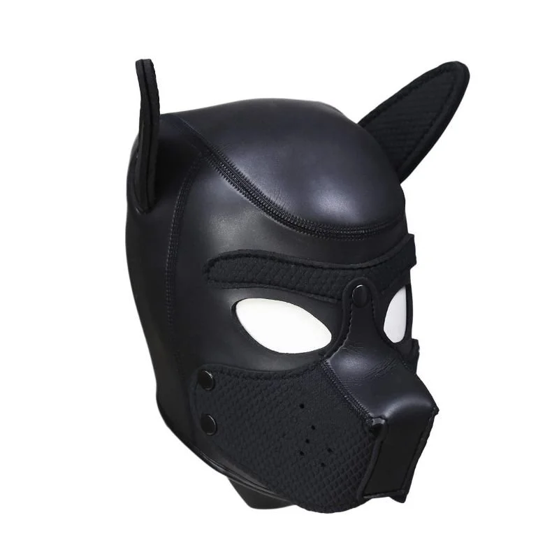 Daytona Puppy Play Mask -Black