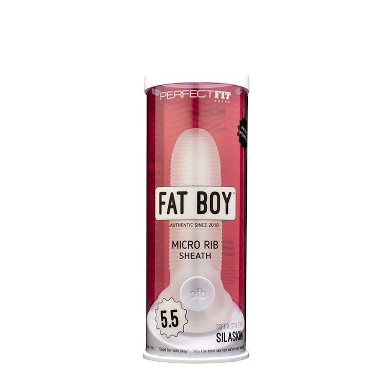 Fat Boy Micro Rib Sheath 5.5" Masturbator