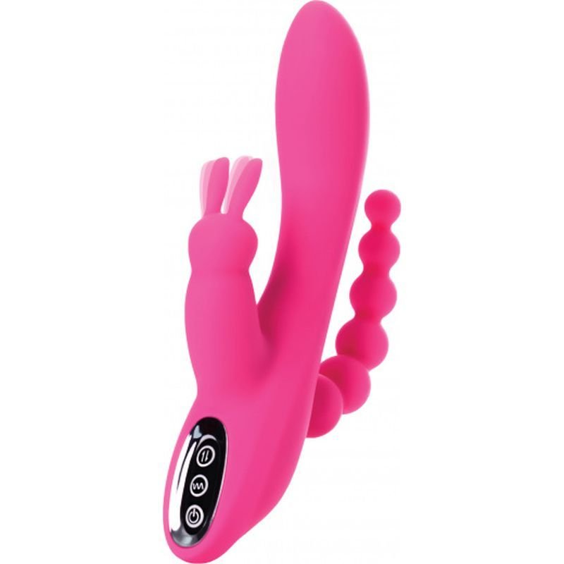 JOS Spanky Triple Stimulator - Pink