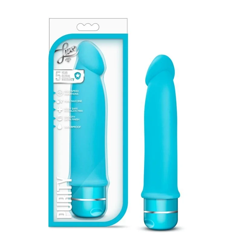 Luxe Purity Bullet Vibrator - Blue