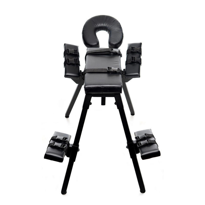 Master Series Obedience Extreme Sex Bench with Restraint Straps