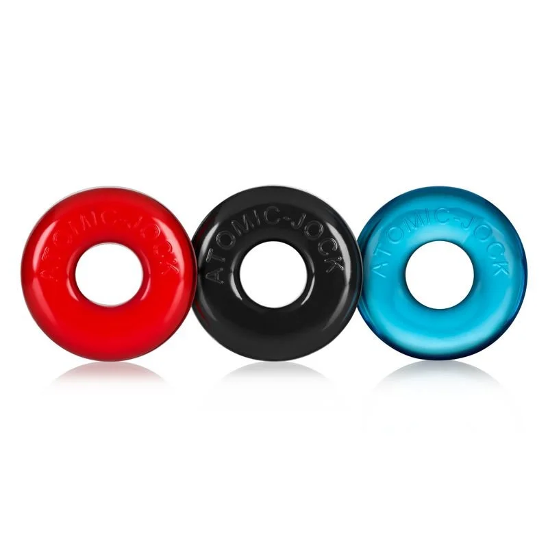 OxBalls Ringer Cockring 3 Pack - Multicolour