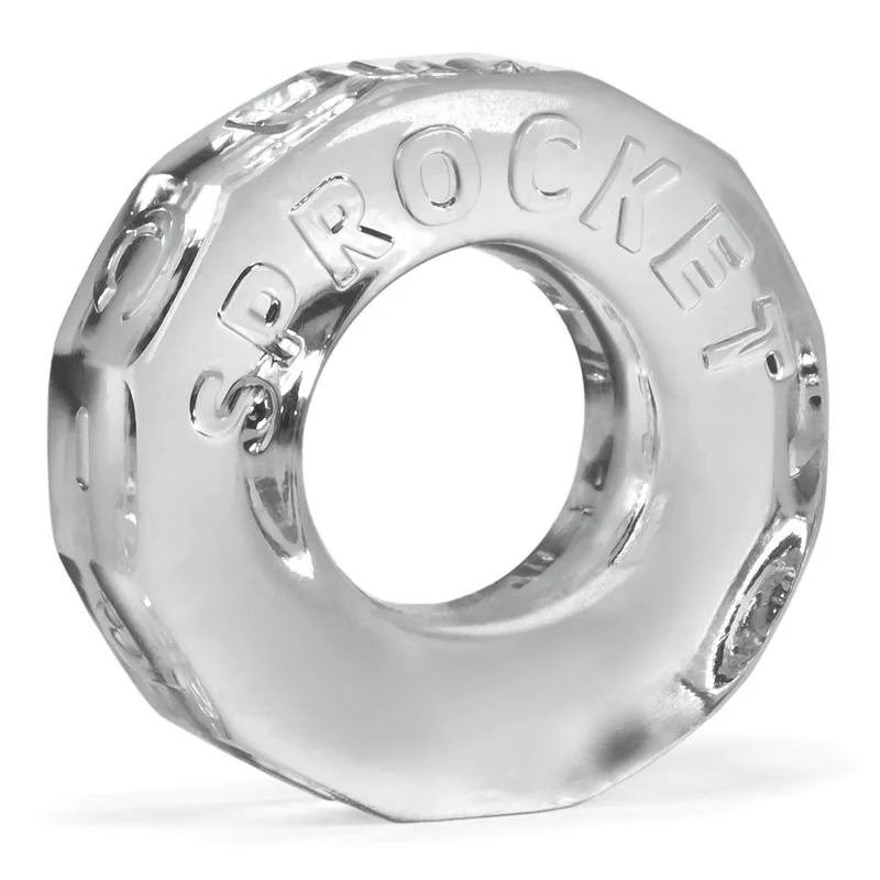 OxBalls Sprocket Cock Ring - Clear