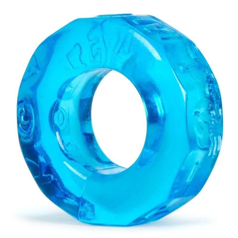 OxBalls Sprocket Cock Ring - Ice Blue