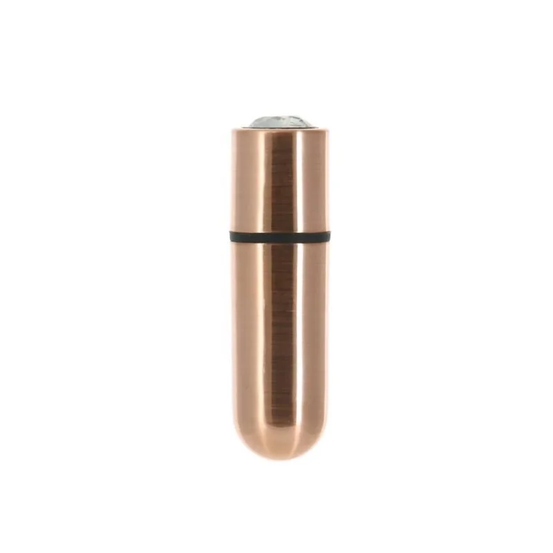 PowerBullet Power Bullet First Class 6cm Rechargeable w Crystal - Rose Gold