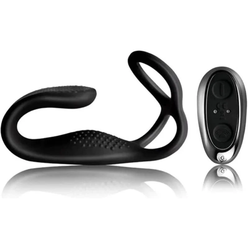 Rocks Off The Vibe - Cock, Ball & Anal Stimulator Vibrator - Black