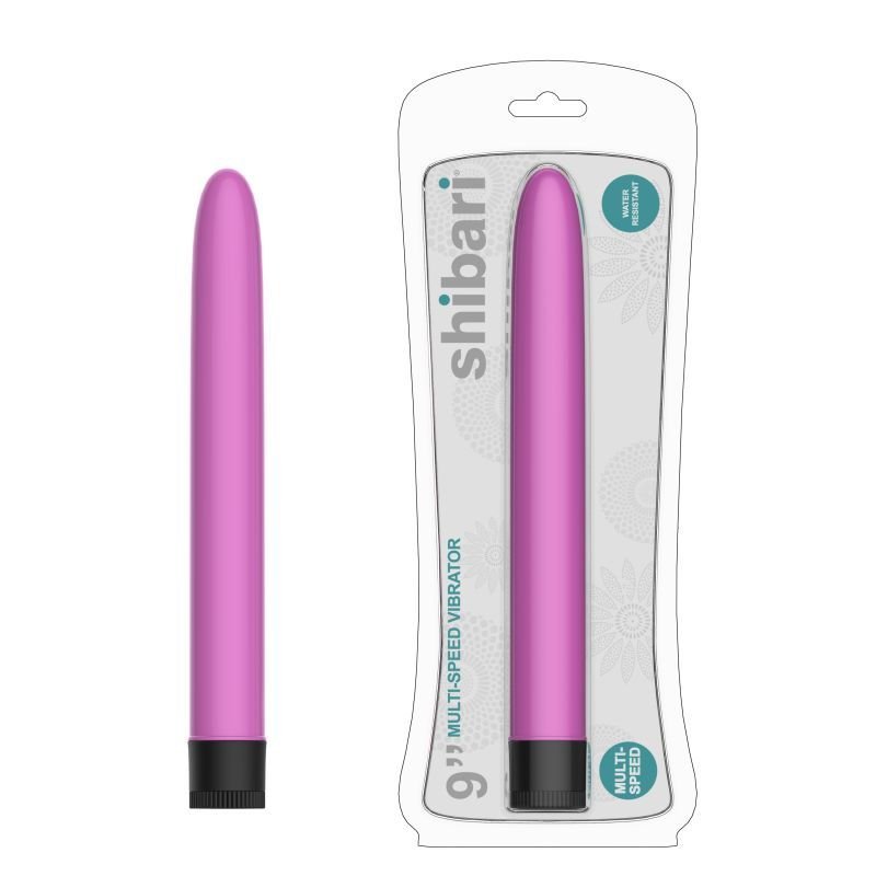 Shibari Multi-Speed Bullet Vibrator 9" - Pink